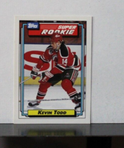 1992 Topps Super Rookie #15  Kevin Todd  New Jersey Devils - £3.13 GBP