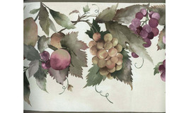Peach Grape Fruit KT8353 Wallpaper Border - £23.91 GBP
