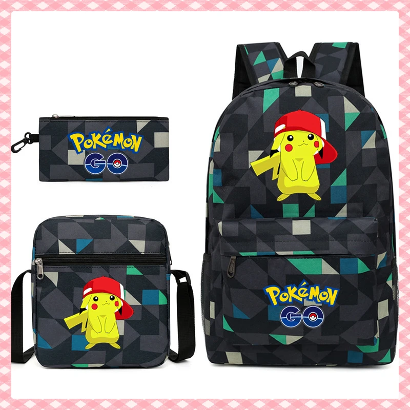 New Pokémon Starry Sky Pokémon Pet Elf Digimon Pokémon Pen Bag Backpack School - £25.94 GBP