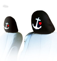 For Kia New Pair Interchangeable Anchor Car Seat Headrest Cover Great Gift Idea - £12.14 GBP
