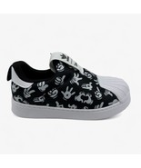 Adidas Superstar 360 Black White Baby Toddler Athletic Disney Sneaker - $61.67 CAD