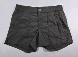 Athleta Trekkie Outdoor Utility Hiking Short  Gray 305514 Womens 8   4&quot; Inseam - $23.10