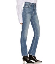 Mother Jeans Rider Skimp Cowboys Don&#39;t Cry 24 Straight Leg High Rise Pant - £92.69 GBP