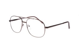 New SUCCESS SS-411 Brown Aviator Eyeglasses 57/17/150 - $39.55