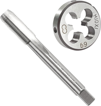 M10 x 1.0 Metric Tap and Die Set, HSS Tap and Alloy Steel Die - $18.27