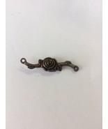 Nine (9) pieces, Antique Brass, Rose, Connectors, 1 1/4&quot; long - $18.00