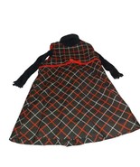 Old Navy Toddler Black Red and White Plaid Dress with Turtleneck Size 2T - £7.92 GBP