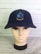 Harry Potter Ravenclaw House Crest Logo Blue Adjustable Strapback Hat Cap Adult - £16.60 GBP