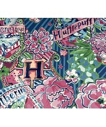 Harry Potter House Crest Floral Pattern Faux Leather Sheet 14x17  6.5x19 - $278.37 MXN