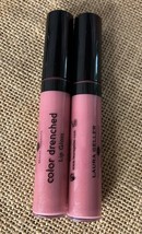 Laura Geller PINK MACARON Lip Gloss Color Drenched Lip Gloss - 2X - $243.12 MXN