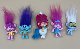 Trolls Toy Mini Figure Lot of 5 World Tour Movie Ultimate Remix 3” *Pre-Owned* - £11.68 GBP
