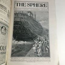 The Sphere Newspaper August 19 1922 Departure of Homeward-Bound Ship from Sydney - £74.68 GBP