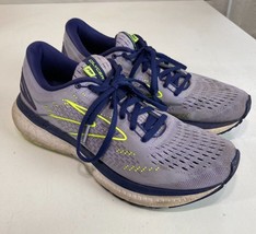 Women&#39;s Brooks Glycerin 19 size 9.5 B Running Shoes Blue 1203431B596 - £30.06 GBP
