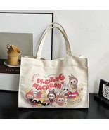 Labubu Exciting Macaron Large Tote Bag Shoulder Bag 15&quot;x11&quot;x4&quot; - $29.95