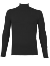 Men&#39;s Long Sleeve Turtleneck Shirt in Stretch Cotton Terry Cotonella GU002 - $15.94+