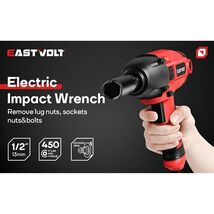 Eastvolt EVIW800 800W, 7.5A 1/2" Cordless Friction Ring Impact Wrench, 3... - $84.55