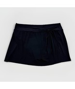 Bleu Rod Beattie Womens Size 10 Solid Black Swimsuit Skirt Bottoms Knott... - $33.66