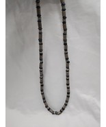 Vintage Y2K Hot Topic Silver And Purple Tone Bead Necklace 17&quot; - €23,57 EUR