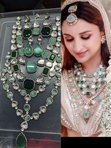 VeroniQ Trends-Parineeti Chopra Option 2 Bridal Necklace-Victorian Polki Kundan  - £246.41 GBP