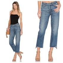 GRLFRND Womens 26 Helena  Cropped Straight Leg Jeans Close To You New - £69.03 GBP