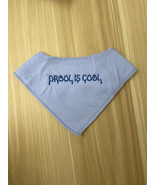 Drool is Cool embroidered cotton bandana drool baby bib - £4.69 GBP