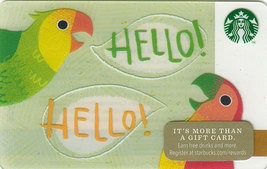 Starbucks 2014 Hello! Collectible Gift Card New No Value - £2.34 GBP
