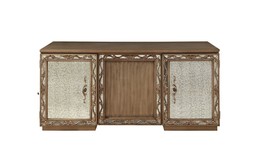 32" Brown Executive Desk With Two Cabinets - $37,804.34 MXN