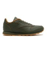 Reebok Classic Leather x Kendrick Lamar Olive Green Gum Kids Sneakers BS... - $44.95