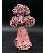 SWAK Sasha Pink Spaghetti Poodle Lynda Corneille Dog Ceramic READ - $1,693.32 MXN