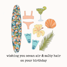 Ocean themed birthday card - NEW - $2.00