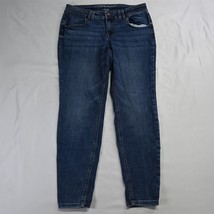 Maurices Large Mid Rise Skinny Medium Wash Flex Denim Womens Jeans - £11.56 GBP