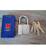 RIELDA 900-50/29 RS/ Italy /Re-programable High Security Padlock /W Key ... - €104,66 EUR