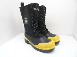 DAKOTA Men&#39;s 8527 Steel Toe Steel Plate Leather Winter Work Boots Black Size 7M - £85.41 GBP