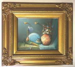 Art C. Benolt Still Life Painting Oil On Canvas Native American Framed Signed - £2,718.53 GBP