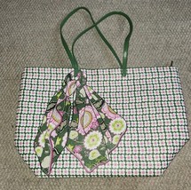 Large Vera Bradley Floral Scarf Tote Handbag Double Take Olivia - $39.99
