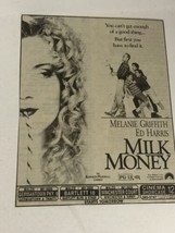 Milk Money Movie Print Ad Ed Harris Melanie Griffith TPA10 - £4.63 GBP