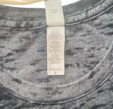 ESPN Womens Burnout Tee Shirt Gray Logo Graphic Size Small NWOT image 6