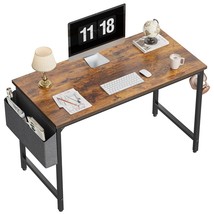 Study Computer Desk 40&quot; Home Office Writing Small Desk, Modern Simple Style Pc T - £87.55 GBP
