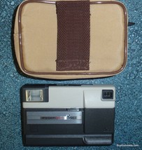 Kodak Tele Disc Camera RETRO 1980&#39;s With Brown Case - RARE FIND! - £7.59 GBP