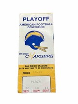 Dec 29 1979 SD Chargers vs. Houston Oilers NFL Playoff Ticket Bum Phillips Fouts - £39.96 GBP