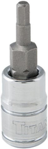 Titan 15603 1/4-Inch Drive X 3Mm Hex Bit Socket - £4.90 GBP