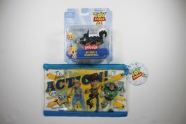Toy Story 4 Minis Bo Peep &amp; Skunkmobile 2&quot; Figure with Pencil Case Disney Set - £14.22 GBP