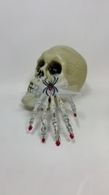 1 Halloween skeleton hand hair clip Dia de Los Muertos  - £12.01 GBP