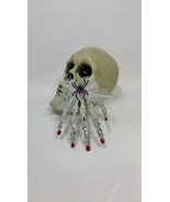 1 Halloween skeleton hand hair clip Dia de Los Muertos  - £11.99 GBP