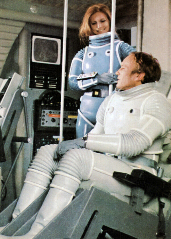 Moon Zero Two 1969 movie Catherine Schell James Olson 5x7 inch publicity... - $5.75