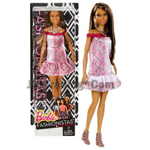 Year 2015 Barbie Fashionistas #21 - African American Doll DGY56 Pretty in Python - £27.53 GBP