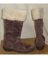 UGG Australia KARYN Espresso Brown Suede Sheepskin Boots Size US 6 NEW #... - $1,286.31 MXN