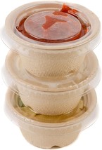 2oz Compostable Souffle Portion Cup with Lids, Disposable Sample Shot Cup 2000pc - £172.23 GBP