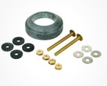 GTR-1019 TANK TO BOWL GASKET AND HARDWARE KIT 2&quot; FLUSH VALVE BRASS BOLTS... - $10.64