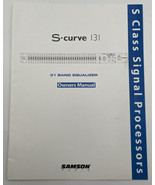 Samson Audio 31 Band Equalizer Owners Manual S Curve 131 Guide instructi... - £12.68 GBP